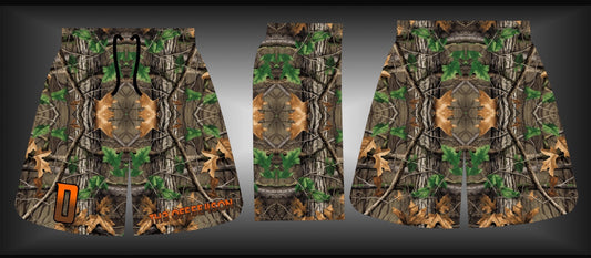 Camo Grind w/ Orange Punch Shorts PRE-ORDER**
